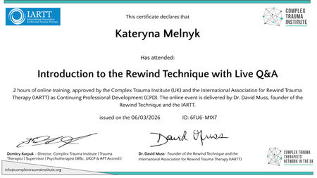 Катерина Мельник, клінічний психолог, психотерапевт